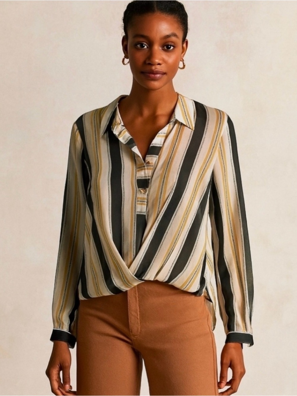cabi Caliber Blouse Size Large EUC